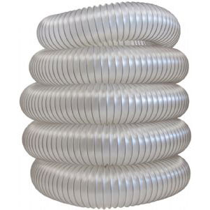 Abrasion Resistant #873-10600 6" x 25' Flexible Dust Collection Hose 