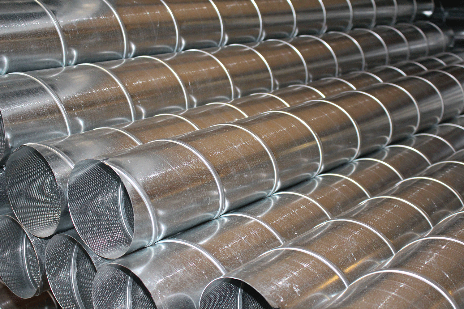 Galvanized Spiral Pipe | Round Pipe | Metalworks HVAC 